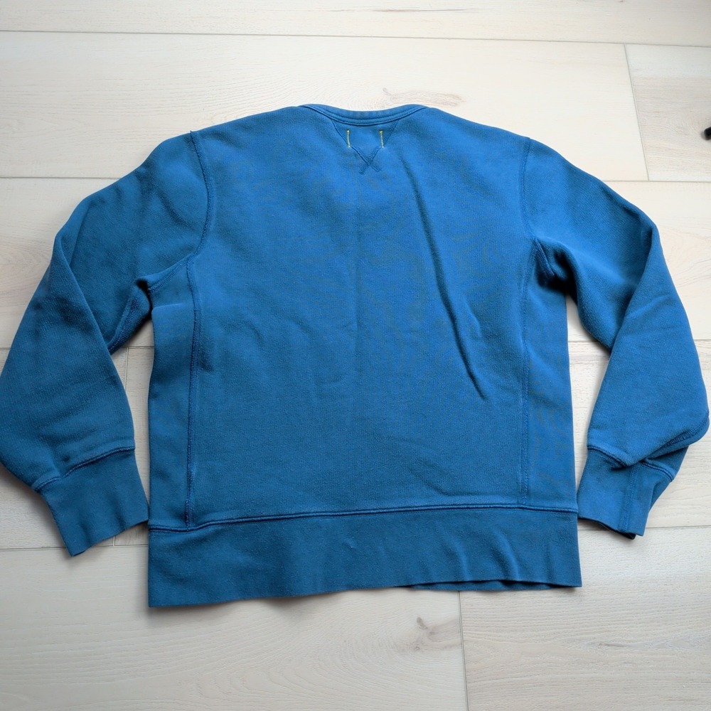 Todd Snyder x LL Bean Portland Maine Crewneck Sweater Mens M Blue Americana - Picture 6 of 13